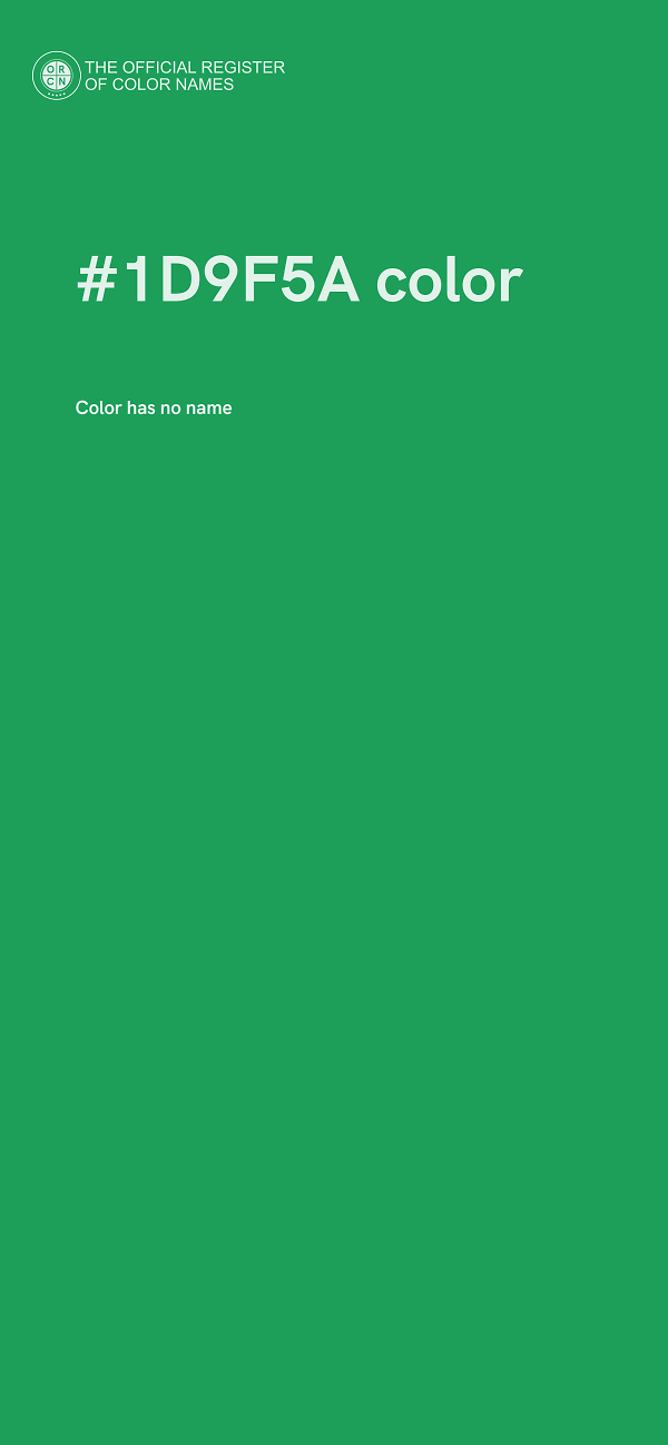 #1D9F5A color image