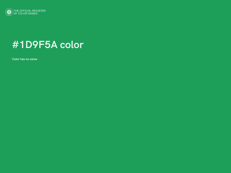 #1D9F5A color image