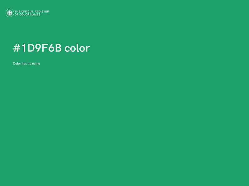 #1D9F6B color image