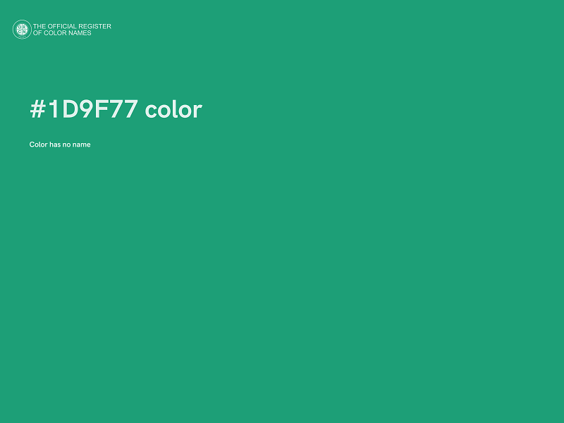 #1D9F77 color image