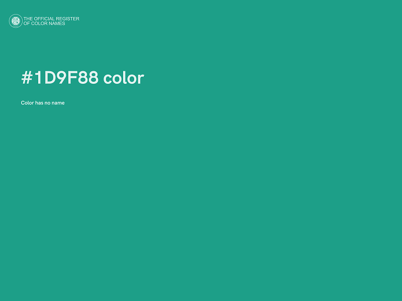 #1D9F88 color image