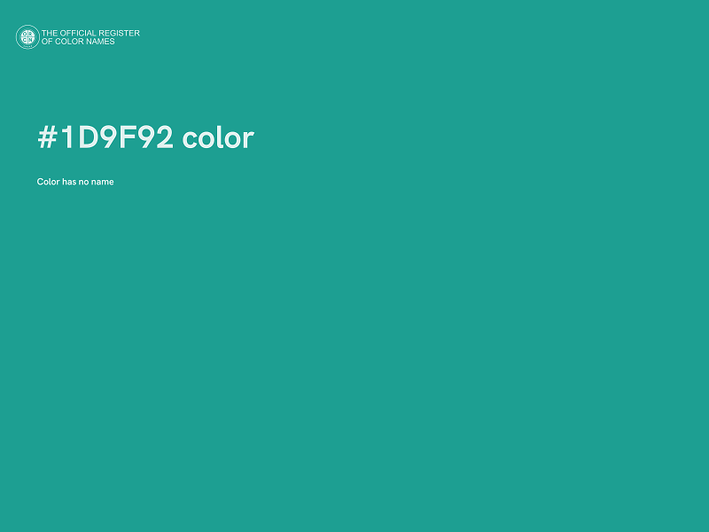 #1D9F92 color image