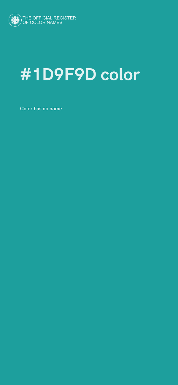 #1D9F9D color image