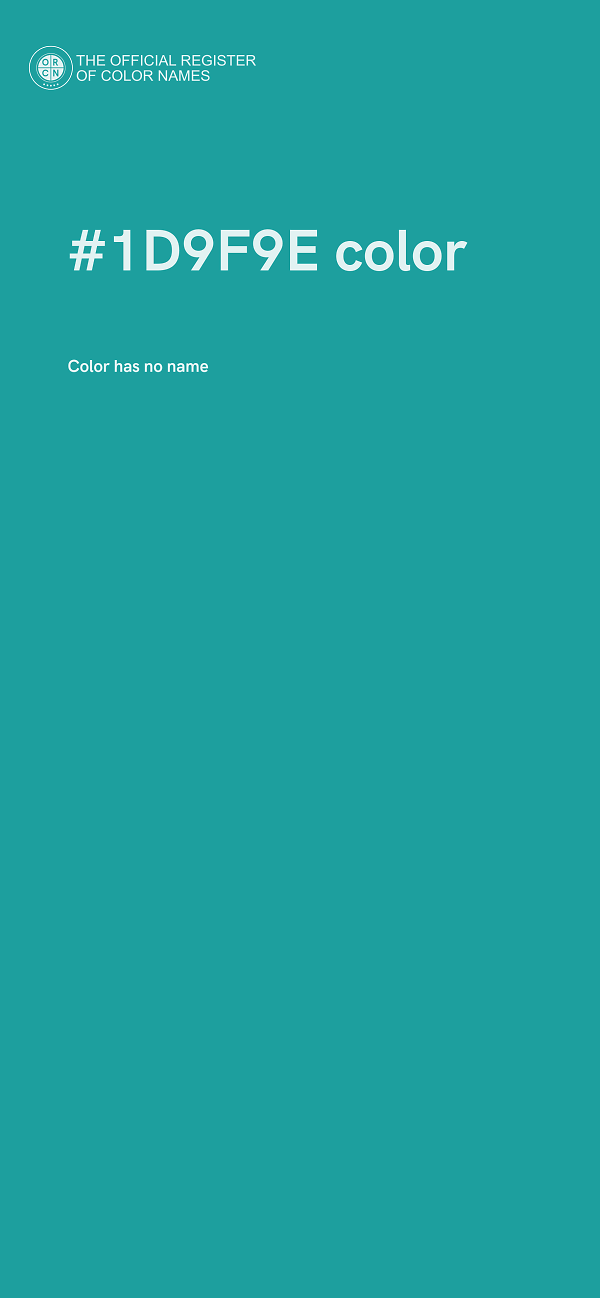 #1D9F9E color image
