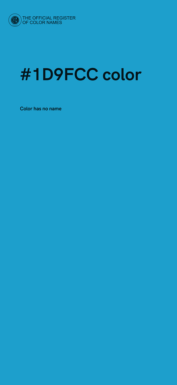 #1D9FCC color image