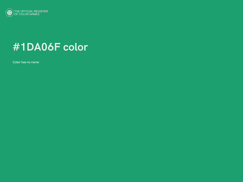 #1DA06F color image