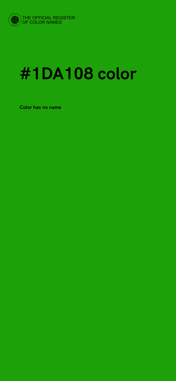 #1DA108 color image