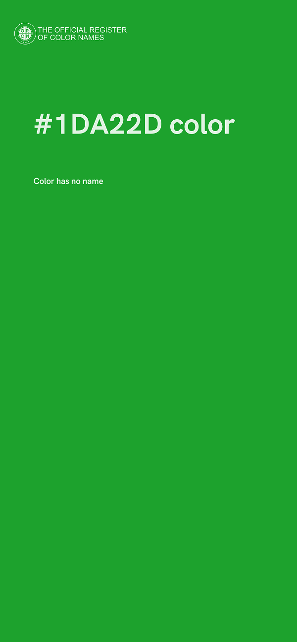 #1DA22D color image