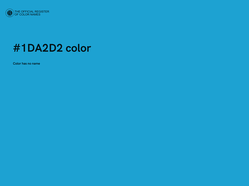 #1DA2D2 color image