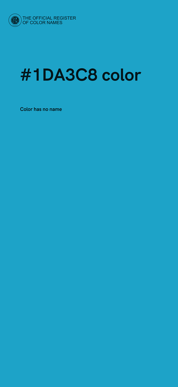#1DA3C8 color image