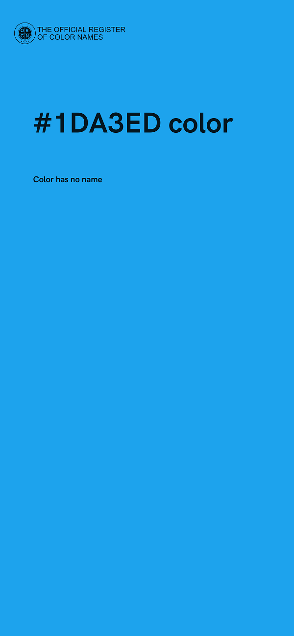 #1DA3ED color image