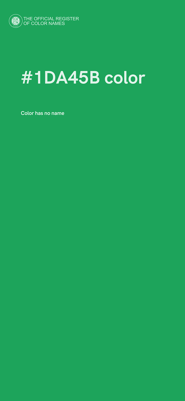 #1DA45B color image