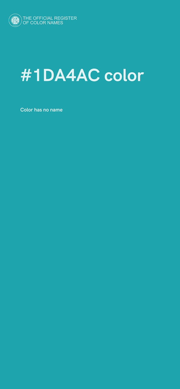 #1DA4AC color image