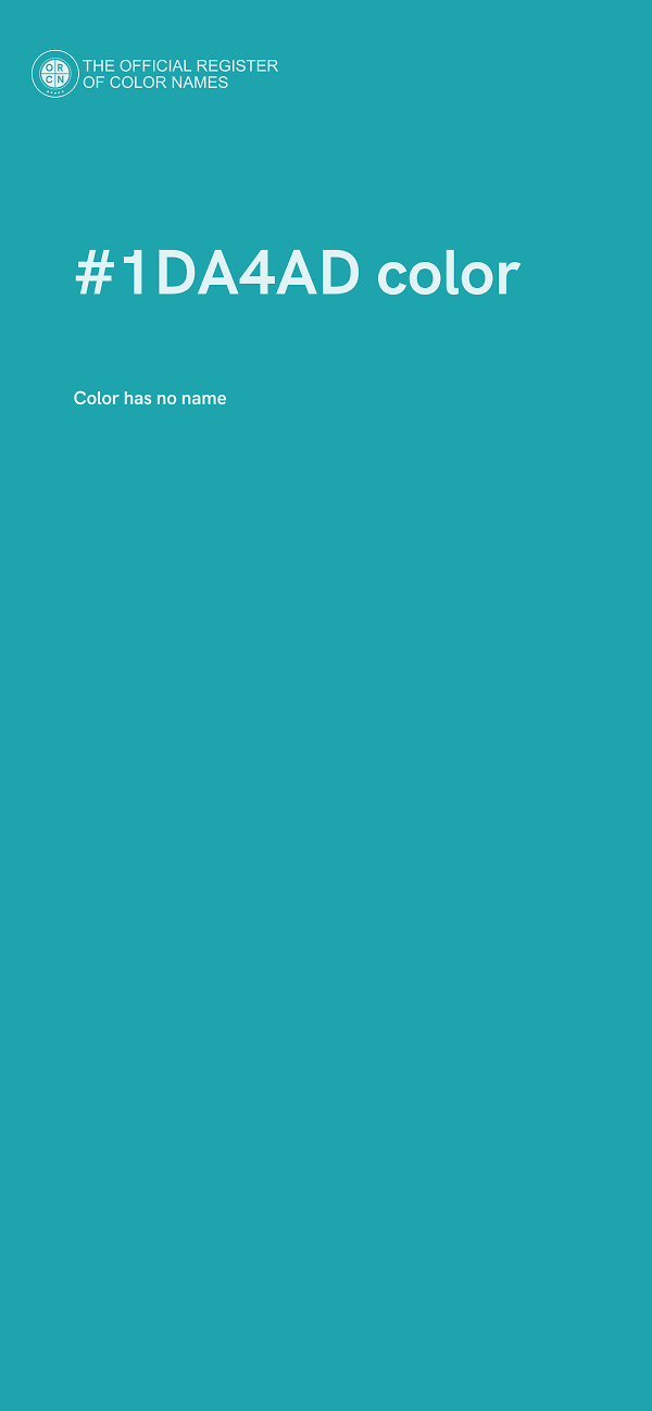 #1DA4AD color image