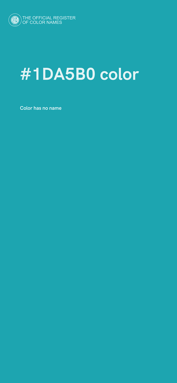 #1DA5B0 color image
