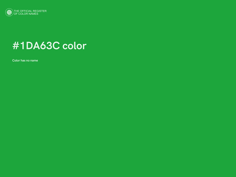 #1DA63C color image