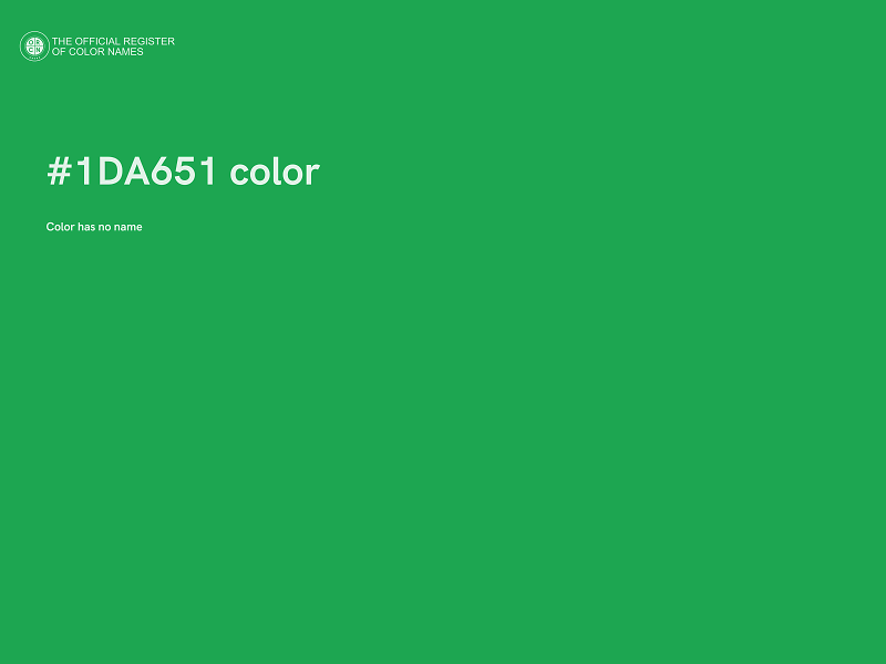 #1DA651 color image