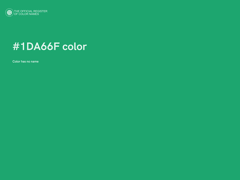 #1DA66F color image