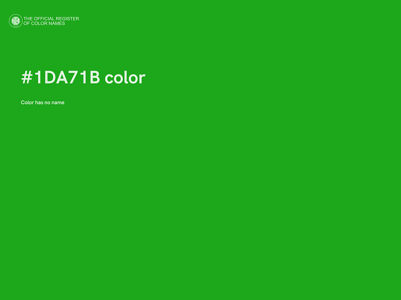 #1DA71B color image
