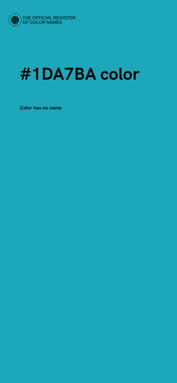 #1DA7BA color image