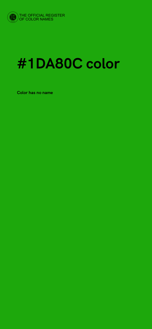 #1DA80C color image