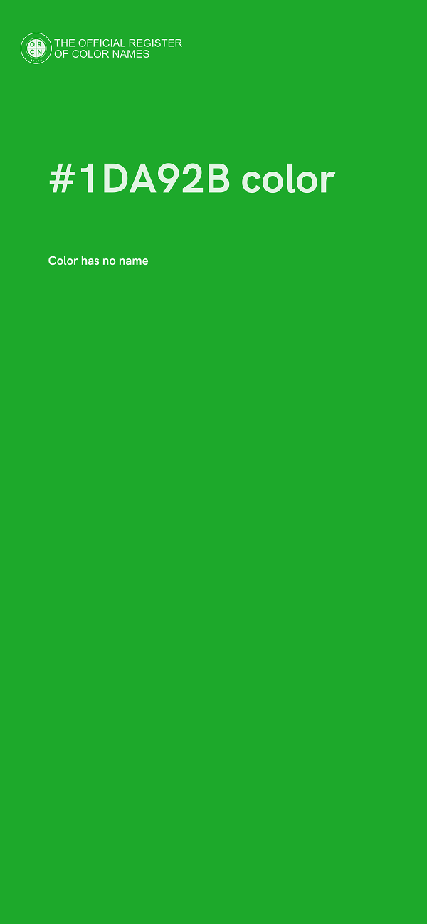 #1DA92B color image