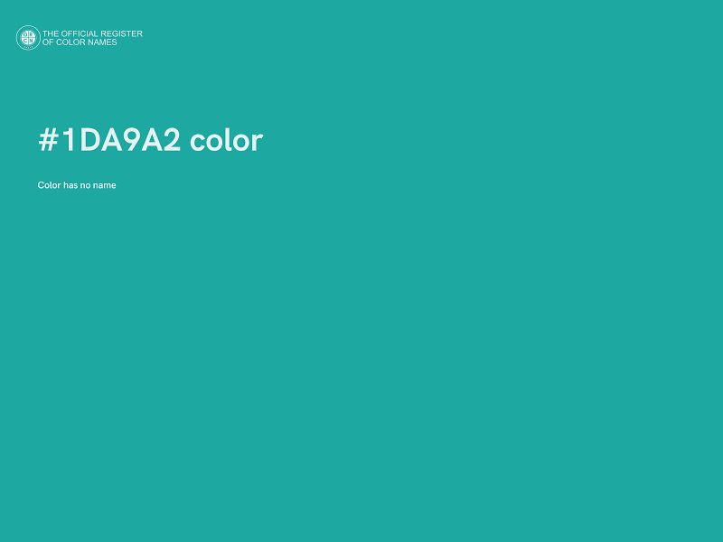 #1DA9A2 color image