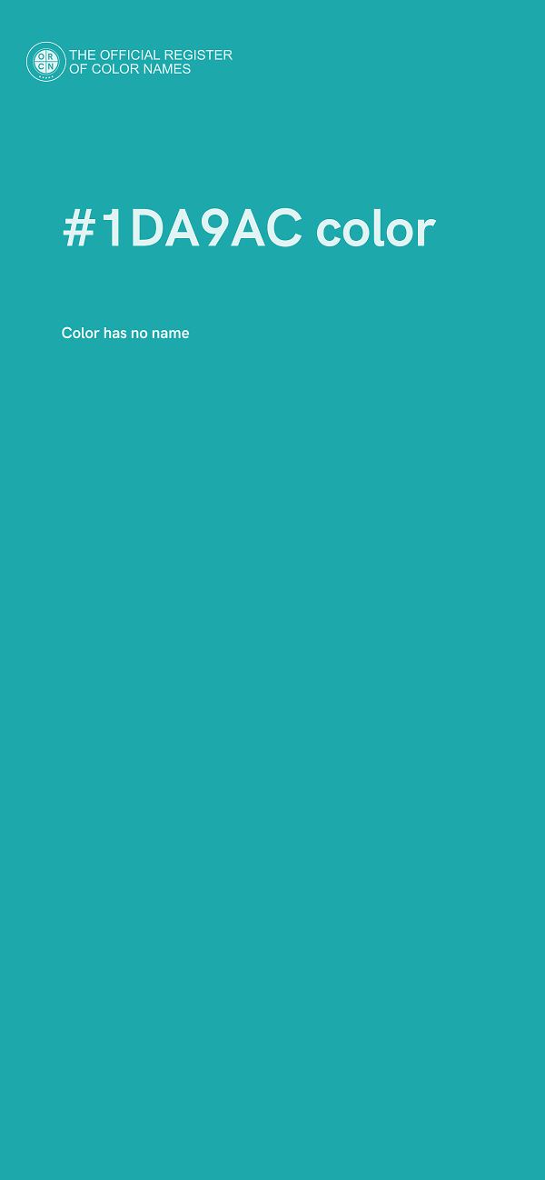 #1DA9AC color image