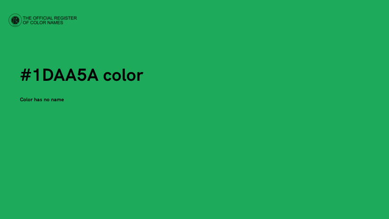 #1DAA5A color image