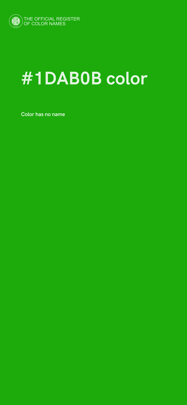 #1DAB0B color image