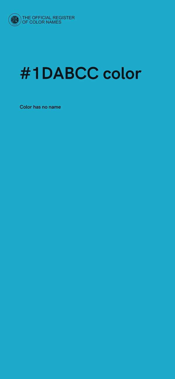 #1DABCC color image
