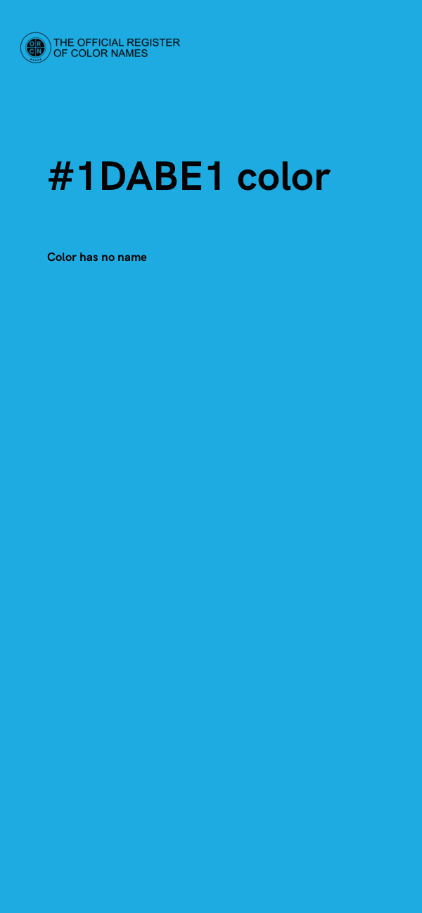 #1DABE1 color image