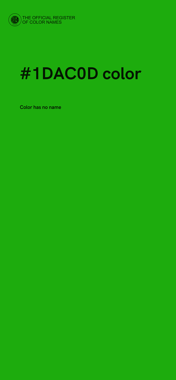 #1DAC0D color image
