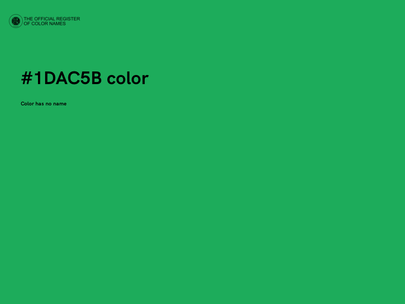 #1DAC5B color image