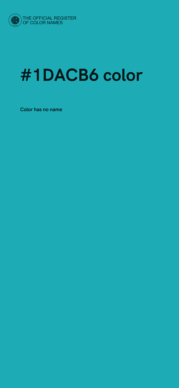 #1DACB6 color image