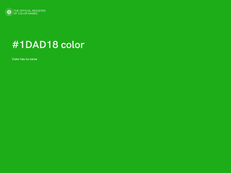 #1DAD18 color image