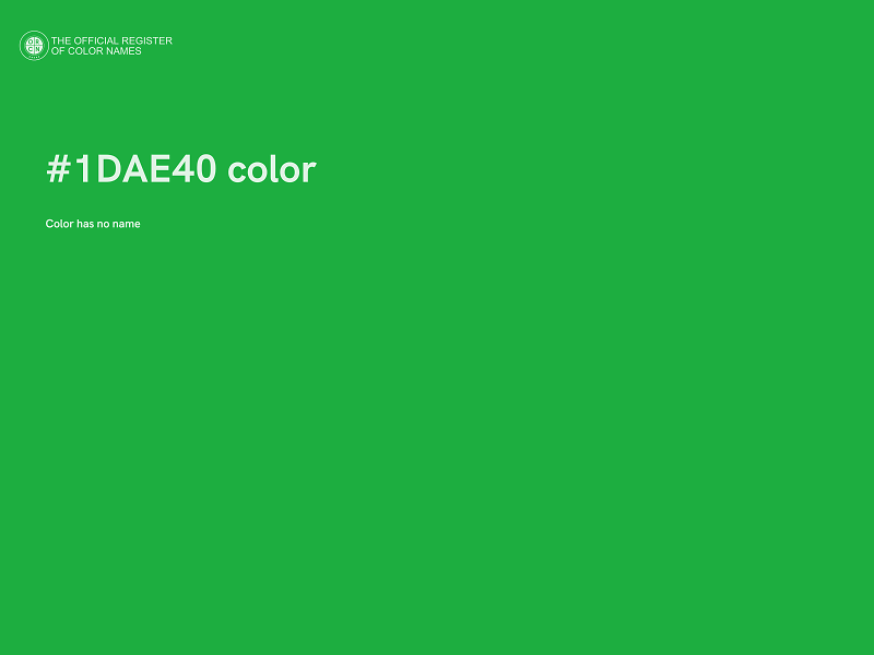 #1DAE40 color image