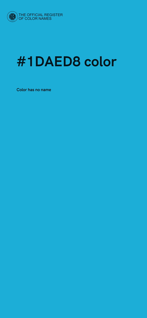 #1DAED8 color image