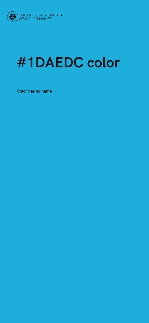 #1DAEDC color image