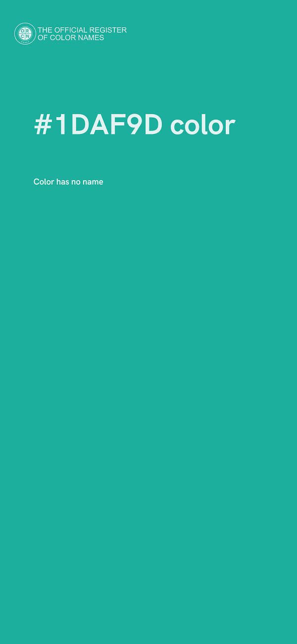 #1DAF9D color image