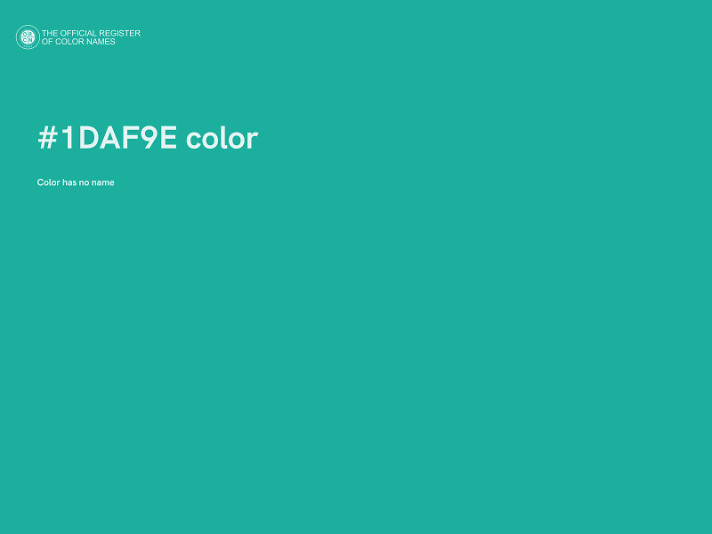 #1DAF9E color image