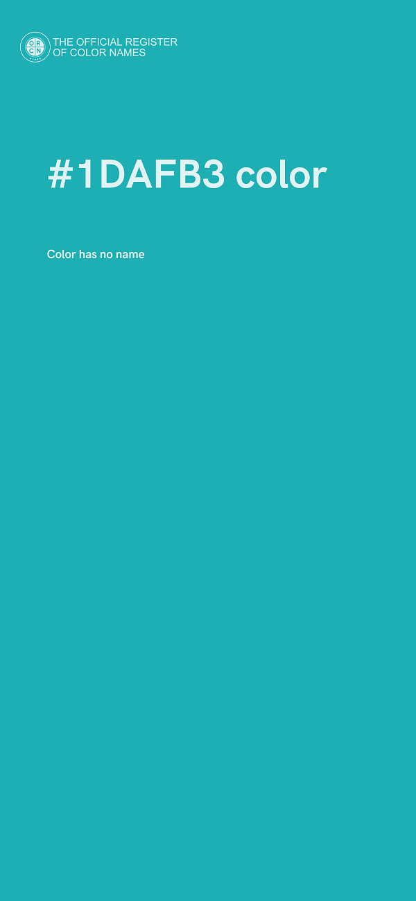 #1DAFB3 color image