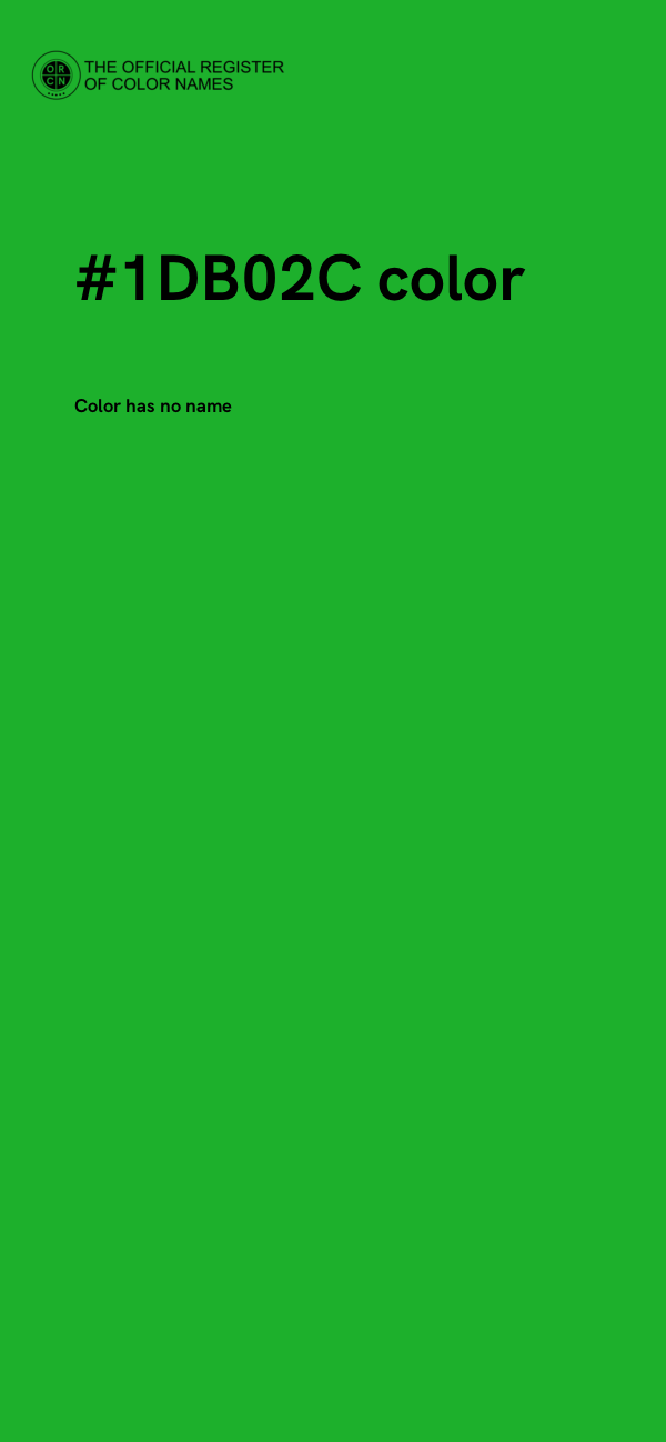 #1DB02C color image