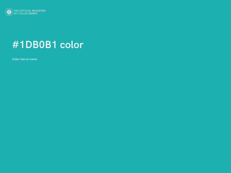 #1DB0B1 color image