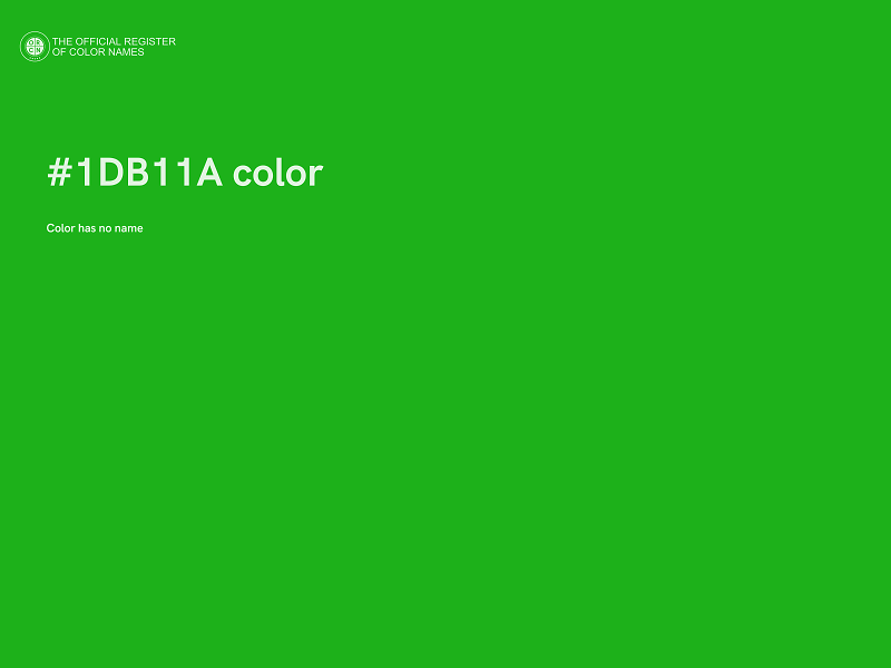 #1DB11A color image