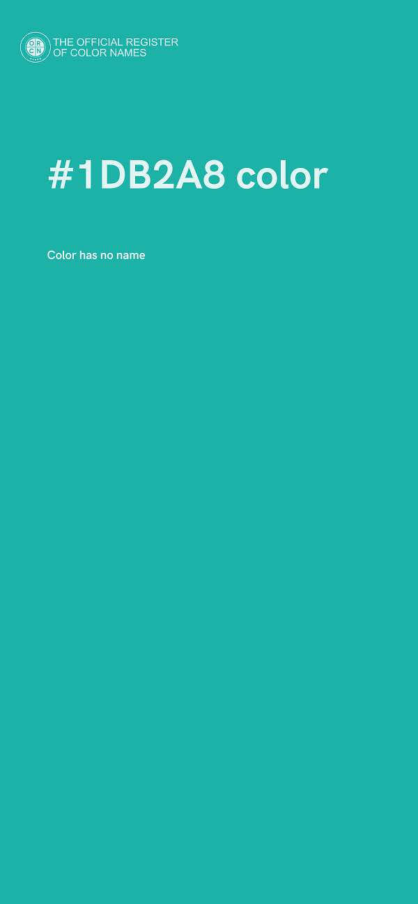 #1DB2A8 color image