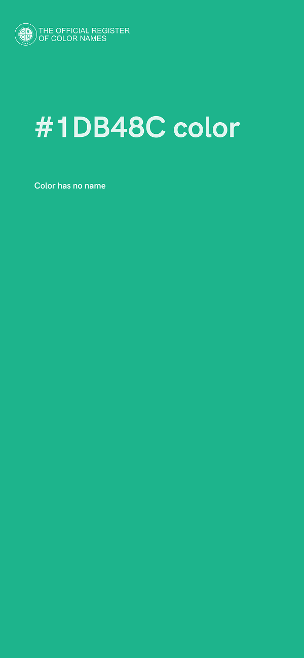 #1DB48C color image