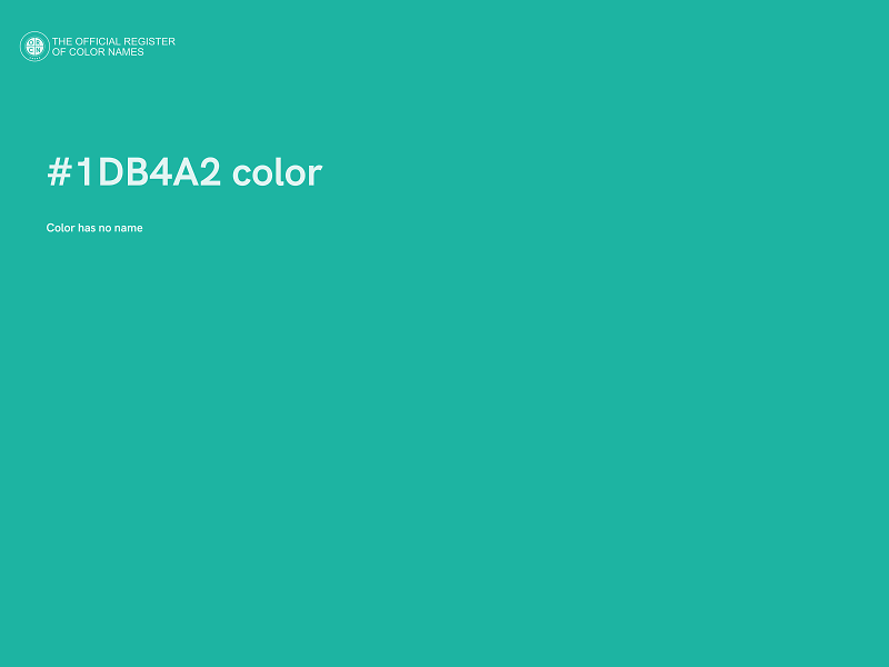 #1DB4A2 color image