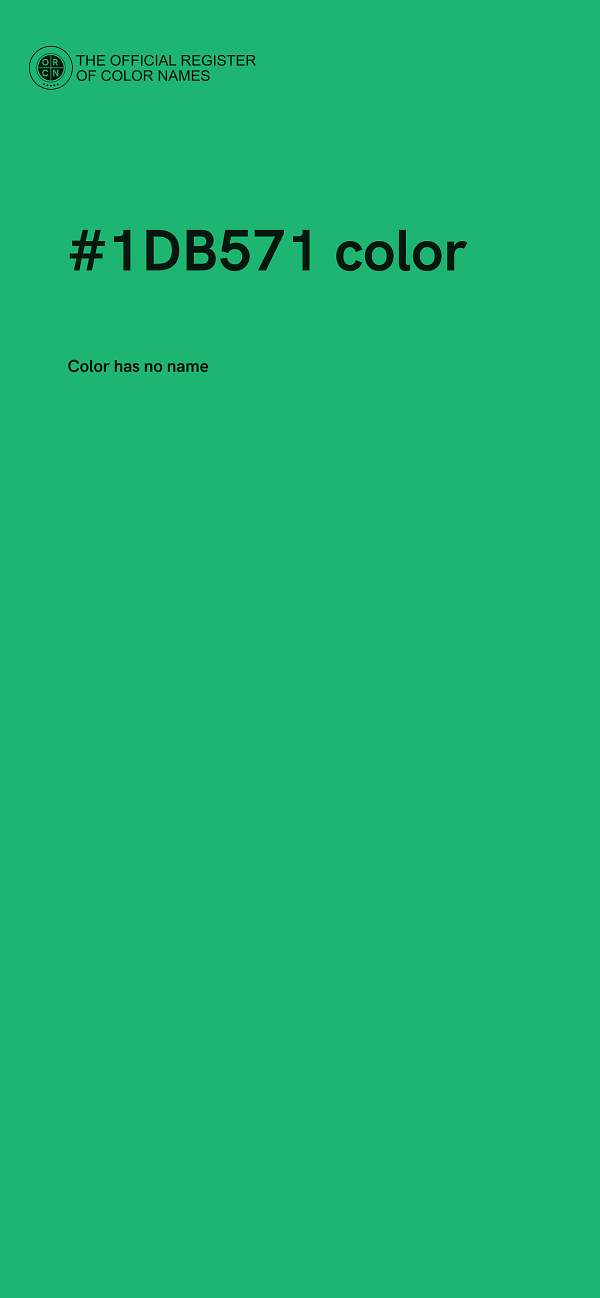 #1DB571 color image