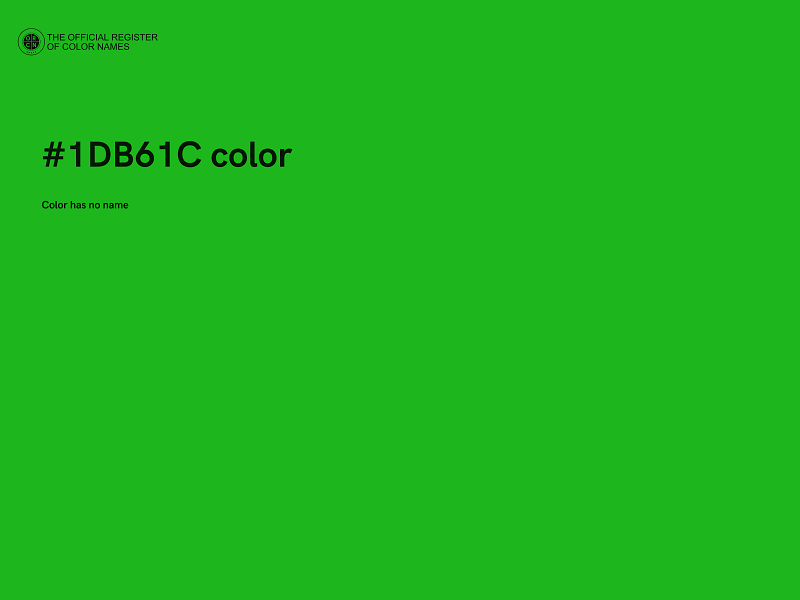 #1DB61C color image